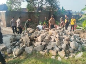 Pembangunan Talud TMMD Reguler ke-129 Sukoharjo, Simbol Kebersamaan TNI-Polri-Rakyat