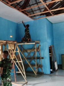 Penerima manfaat program TMAB di Desa Tamban Bangun pada TMMD ke-129