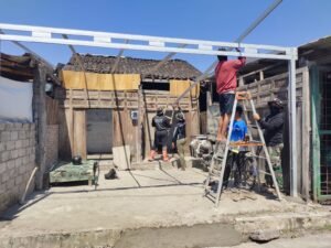 Pembangunan RTLH di Kecamatan Grogol Dilaksanakan lewat TMMD Reguler Kodim 0726/Sukoharjo
