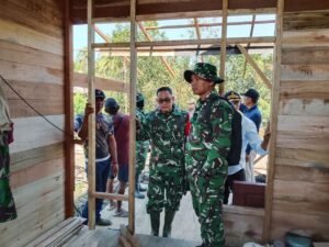 Kodim 1005/Barito Kuala Tekankan Rasa Aman dan Nyaman Saat Perehaban RTLH TMMD