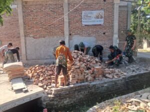 Masjid Al-Mubarok di Desa Parangjoro Terima Pembangunan Fasilitas dari TMMD