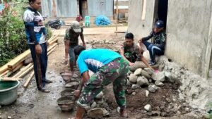 Pembangunan Pondasi Teras Jadi Bagian Penyempurnaan RTLH di Kecamatan Bontocani