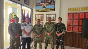 Mitigasi Karhutla: Tim Pasis Sesko TNI Koordinasi dengan BPBD Kota Palangka Raya